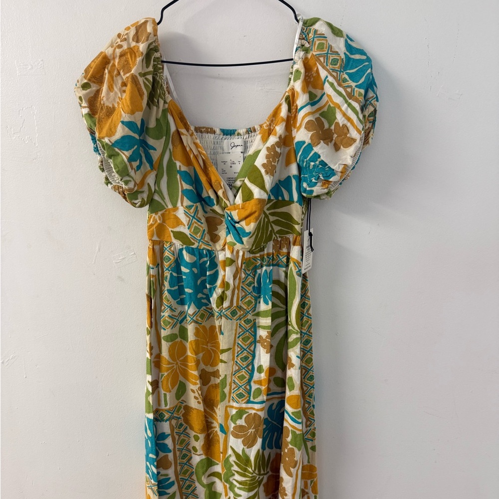 Colorful Floral Maxi Dress